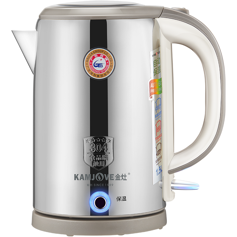  KAMJOVE/金灶 T-915 PTC保温 电热水壶  1.5L