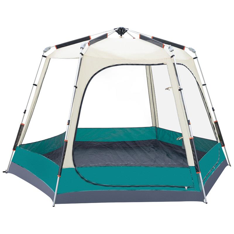 南极人大帐篷户外超大野营加厚野外防爆雨全自动速开便携露营天幕
