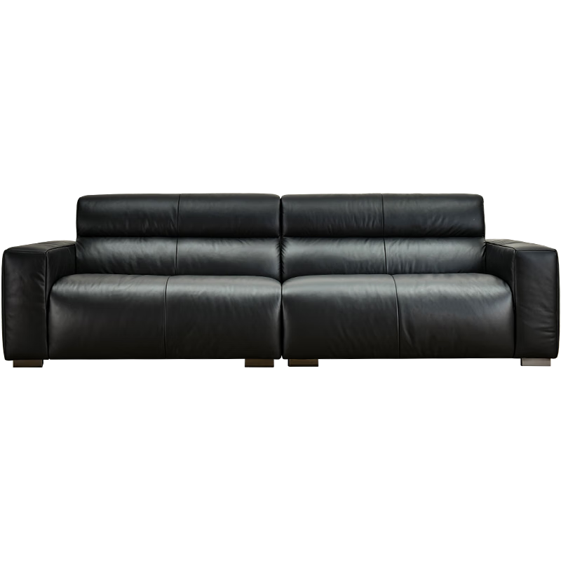 联邦（LANDBOND） 联邦家具 皮艺沙发现代简约客厅头层牛皮沙发三人贵妃位沙发 3.46米三人位+左贵妃