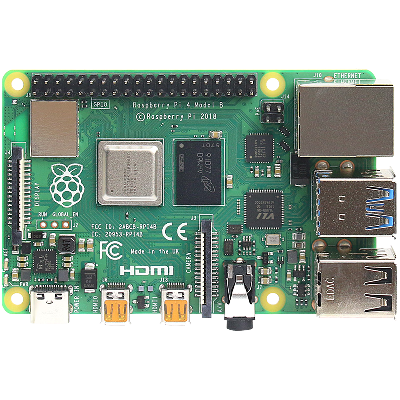 创乐博 树莓派 4B Raspberry Pi 4 代 B型  树莓派3B 单独主板 Pi 3B主板