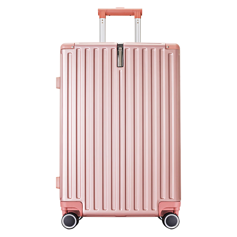 B.L.B.L行李箱男旅行箱拉杆箱女万向轮登机密码皮箱子20英寸玫瑰金