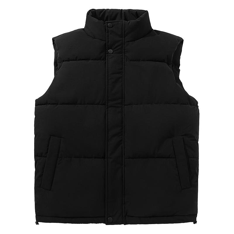 班尼路S&K系列男士棉感马甲男2025冬季加绒加厚棉服背心潮LF