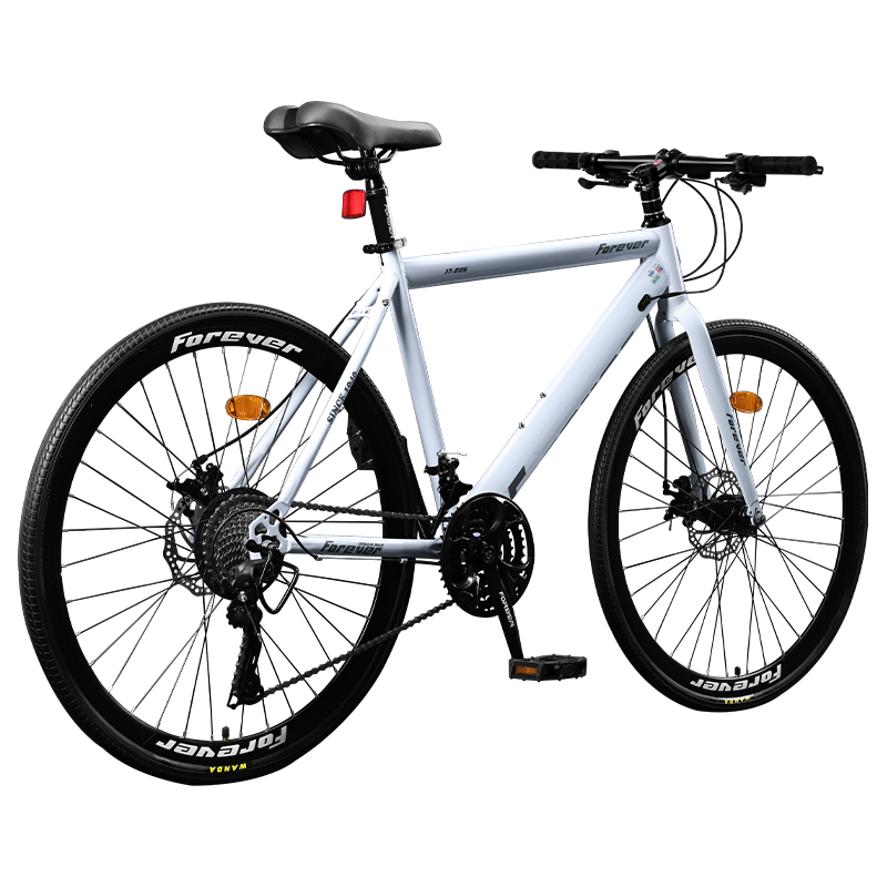 永久公路车自行车成人赛车变速碟刹男女青少年城市通勤内走线单车