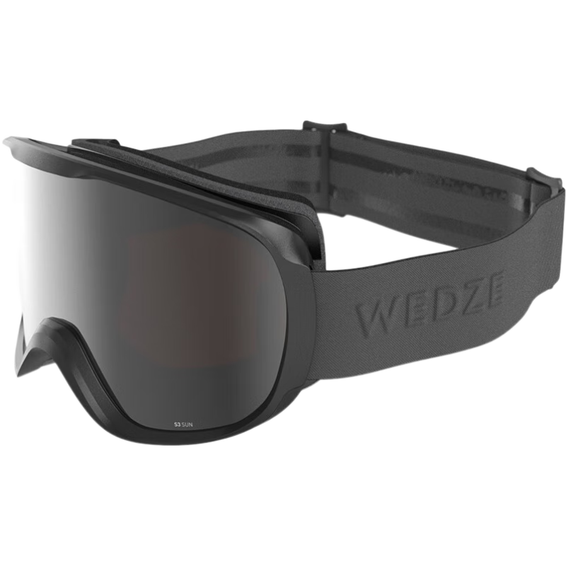 迪卡侬（DECATHLON）磁吸换片滑雪眼镜雪镜防雾可戴近视眼镜防护装备成人护目镜WEDZ 柱面款(磁吸切换) 薄荷绿 S/M