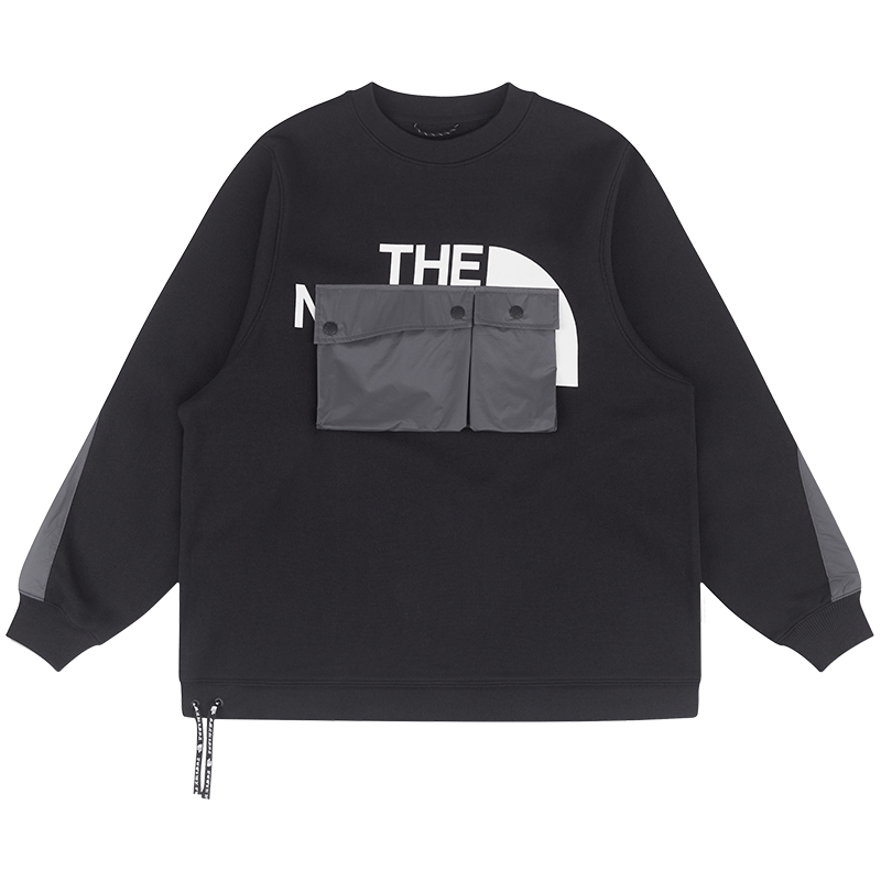 The North Face 北面UE设计师款男撞色机能抓绒针织卫衣8A87