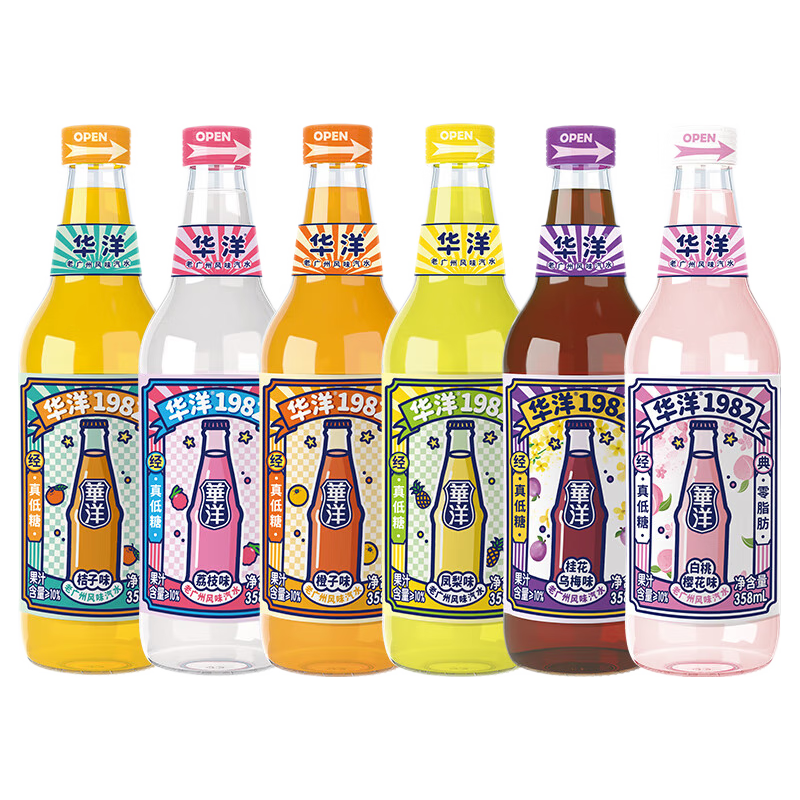 华洋 1982汽水凤梨味 358ml