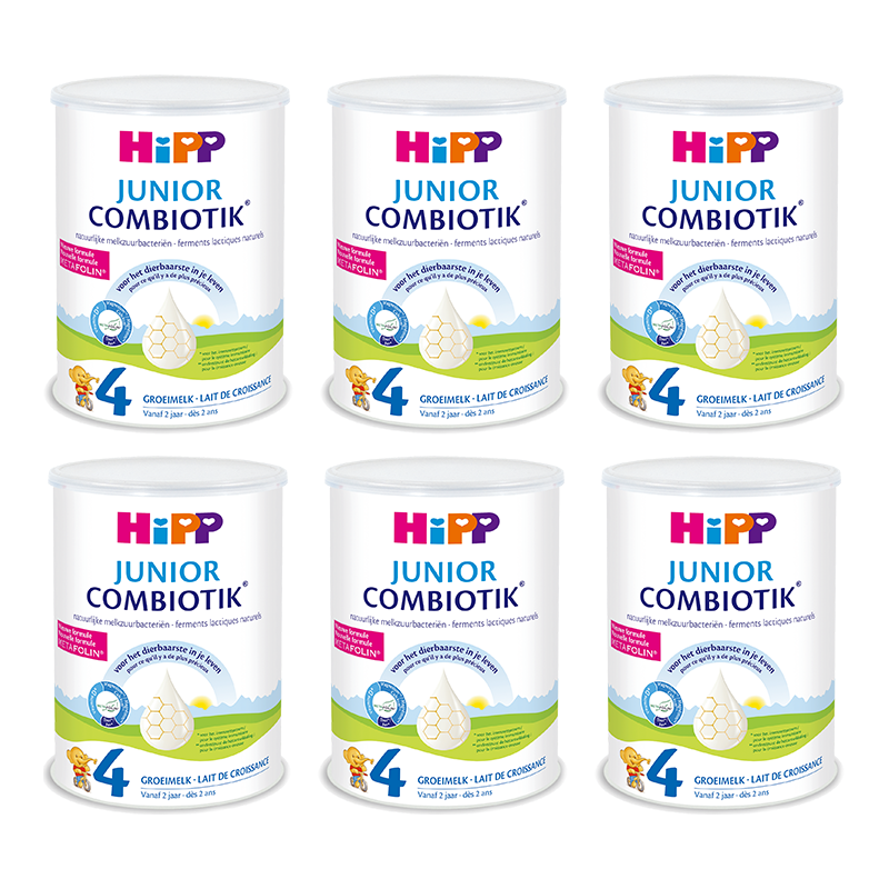 喜宝（HiPP）荷兰至臻版益生菌高钙儿童学龄前奶粉4段（3-12岁）800g/罐*6 【至臻版箱装】4段*6罐
