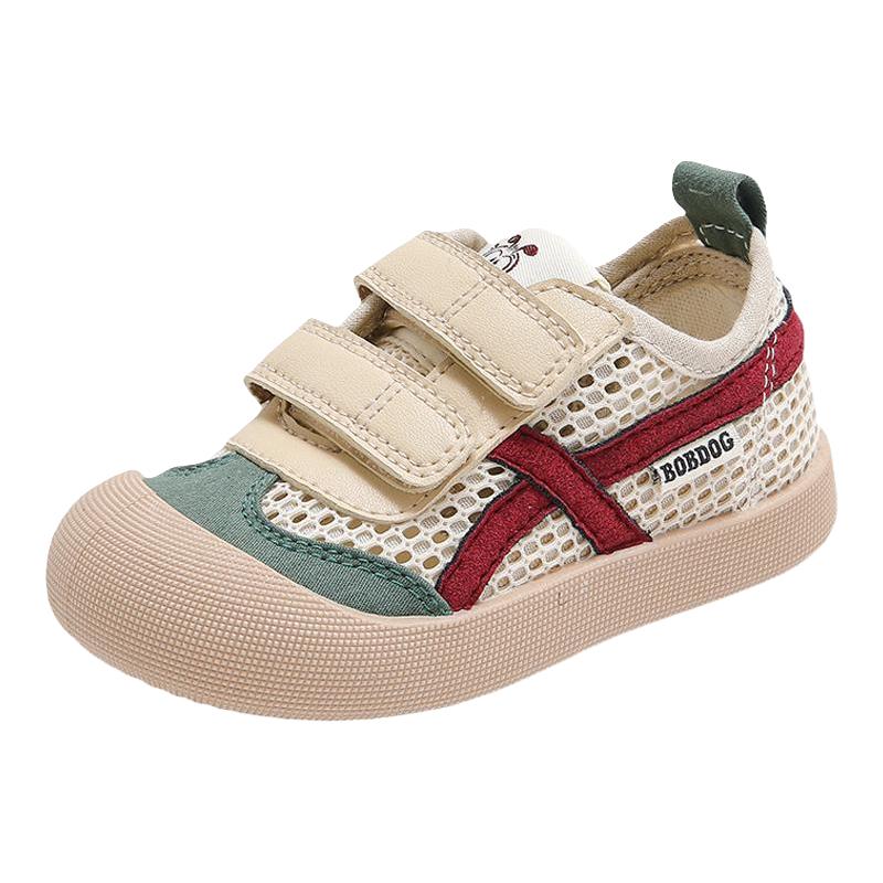  BoBDoG/巴布豆 透气 儿童学步鞋