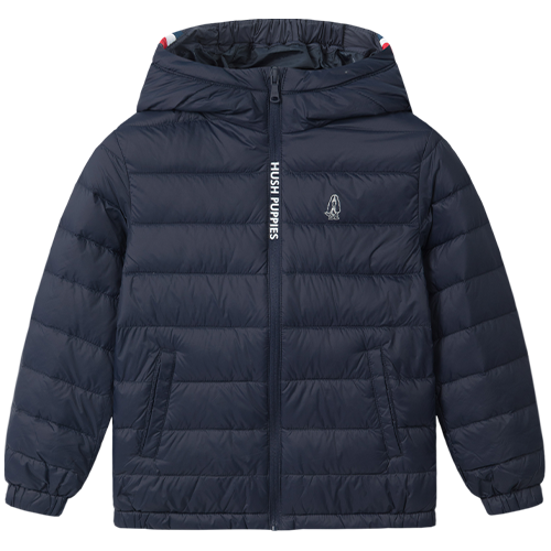  Hush Puppies/暇步士 抑菌 儿童羽绒服  藏蓝 105