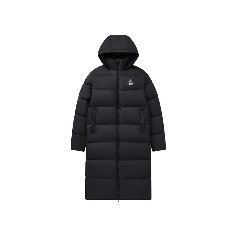 【防静电防风防泼水】羽绒服长款冬季户外连帽保暖加厚鸭绒外套