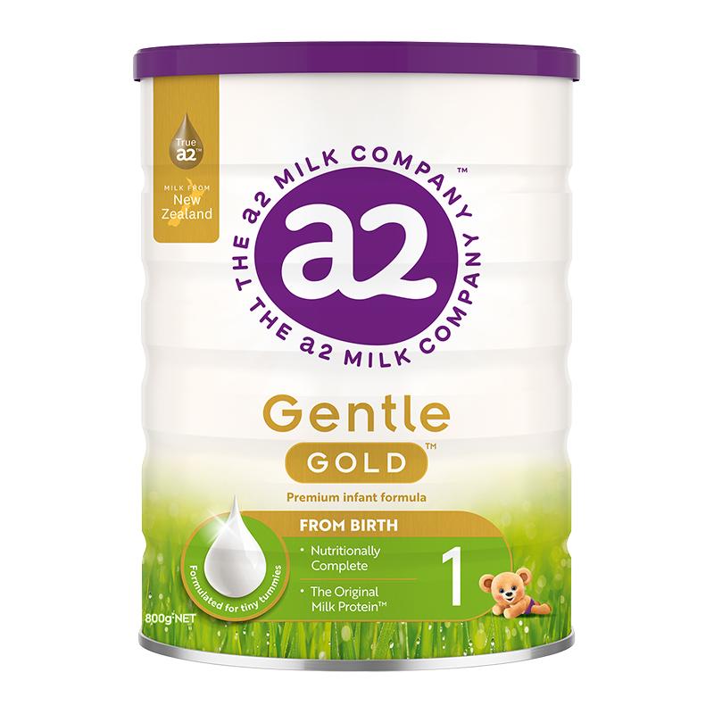 艾尔a2奶粉呵护金装GentleGold婴儿配方奶粉1段800g/罐0-6个月 新西兰