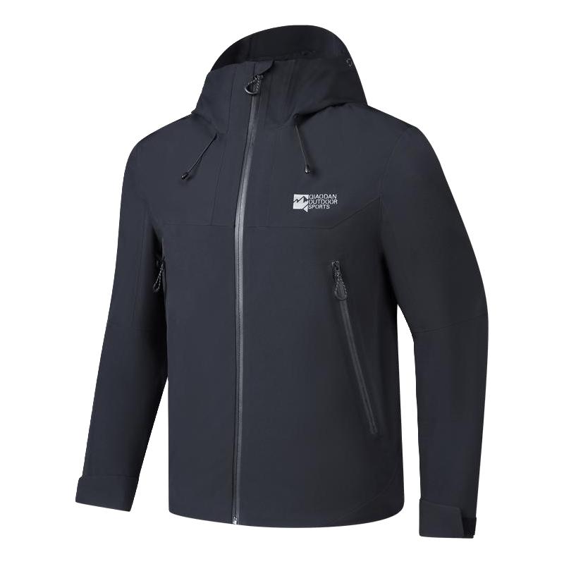 乔丹QIAODAN山神风衣男外套春秋季防风防泼水户外冲锋登山夹克