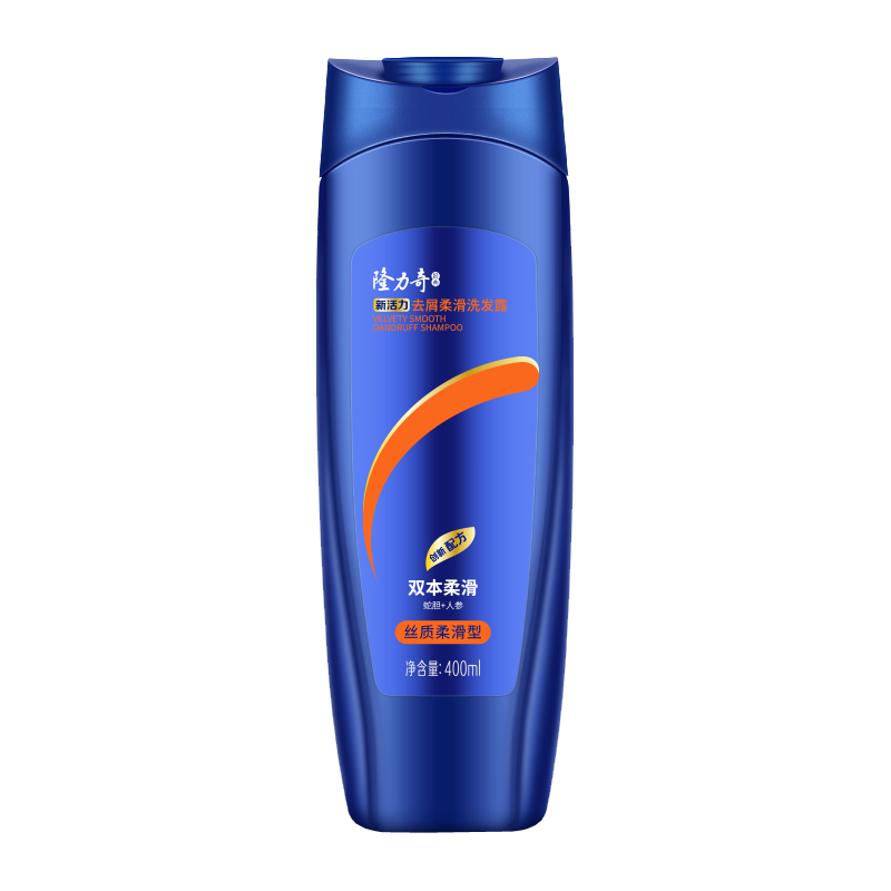 隆力奇新活力去屑洗发水清爽控油清爽洗发露 去屑柔滑洗发水400ml*1瓶
