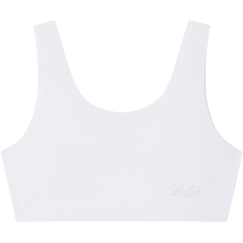 安踏儿童装小云燕女童内衣发育期一二阶少女内衣抗菌小背心防凸点