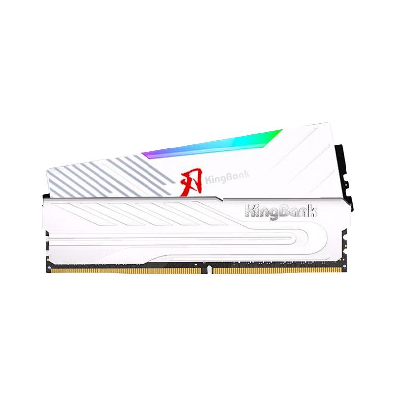 KINGBANK 金百达 银爵 6000 16G DDR5内存 台式机电脑内存条