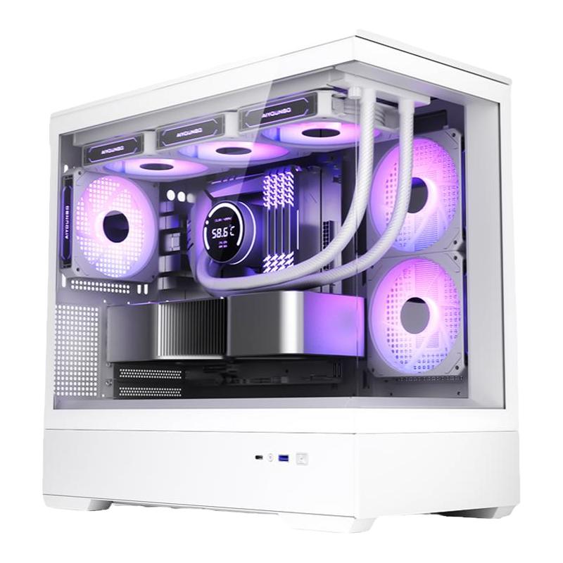 aigo 爱国者 AIYOUNGO系列 星璨 岚 M-ATX机箱 半侧透