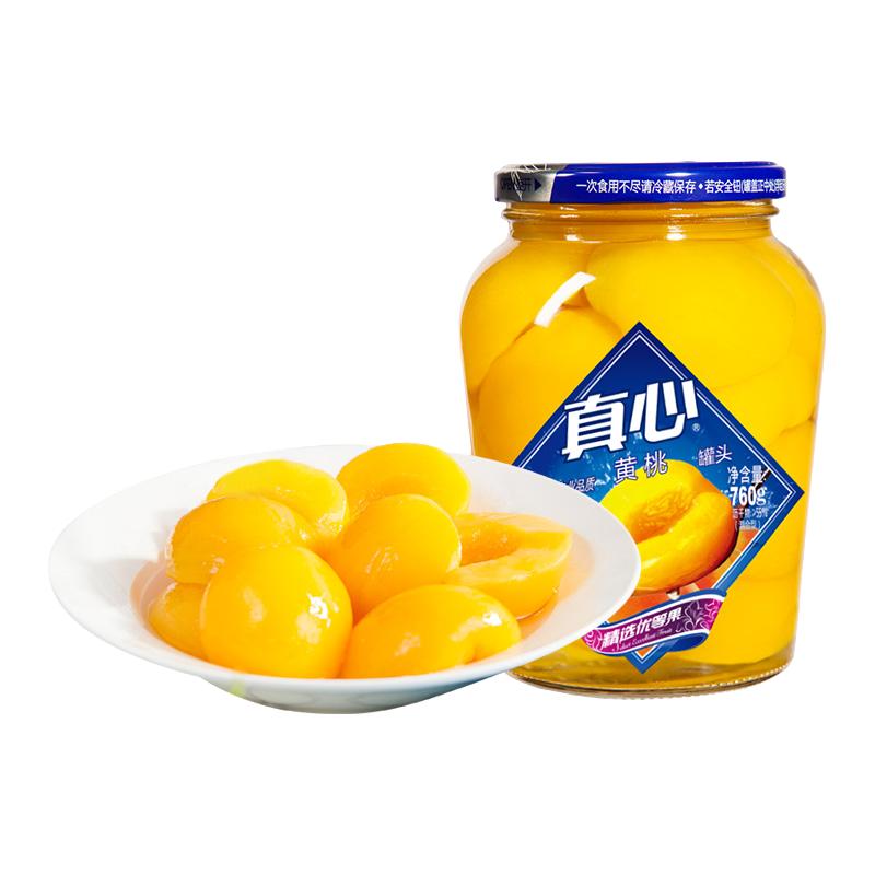 真心食品 黄桃罐头
