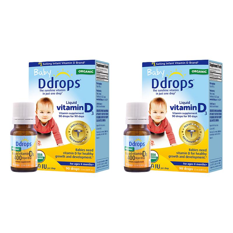 Ddrops 儿童维生素D3滴剂 400IU