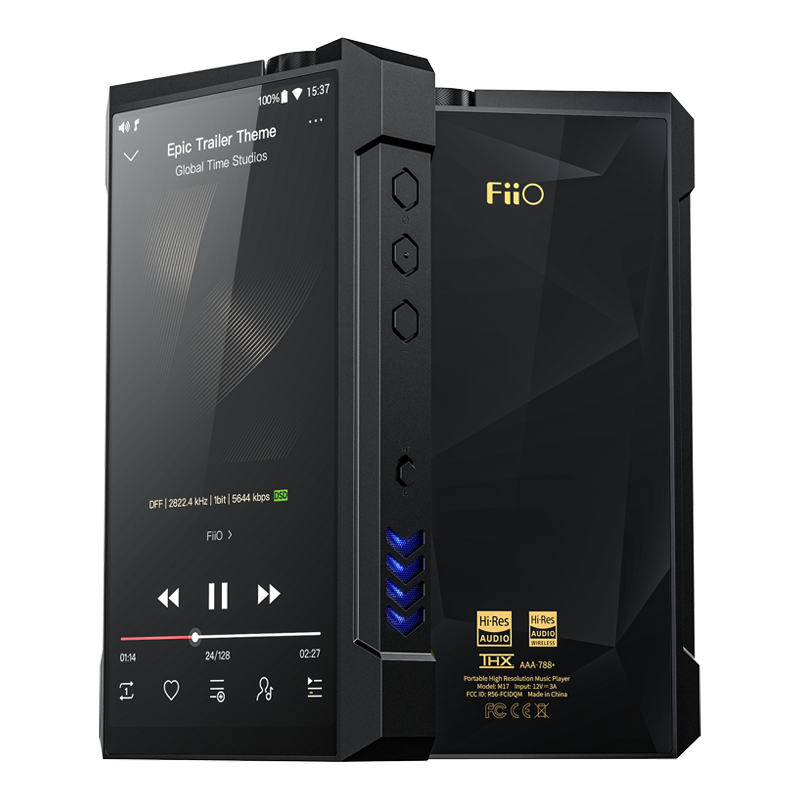 FiiO 飞傲 M17 音频播放器（3.5单端、6.35单端、4.4平衡、2.5平衡）