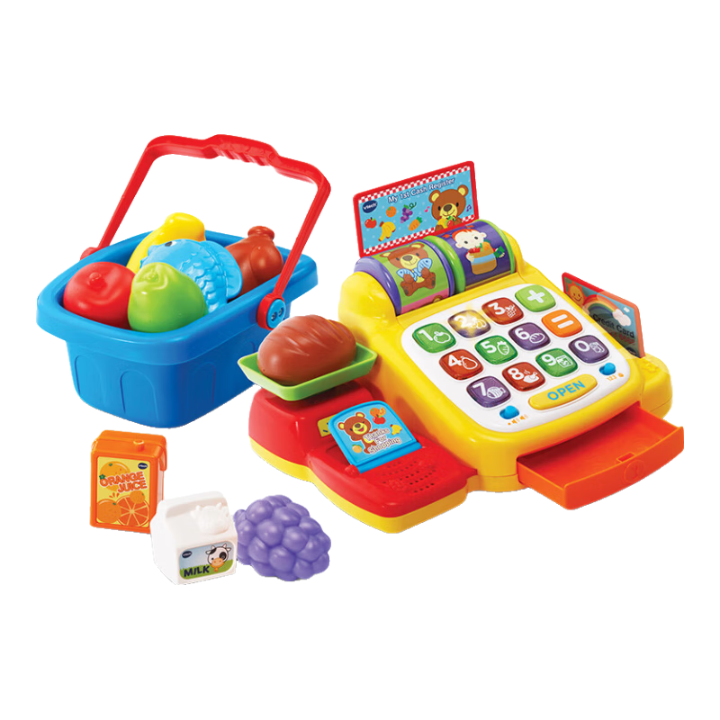 伟易达（Vtech）儿童过家家玩具趣味算术收银机购物食物双语早教