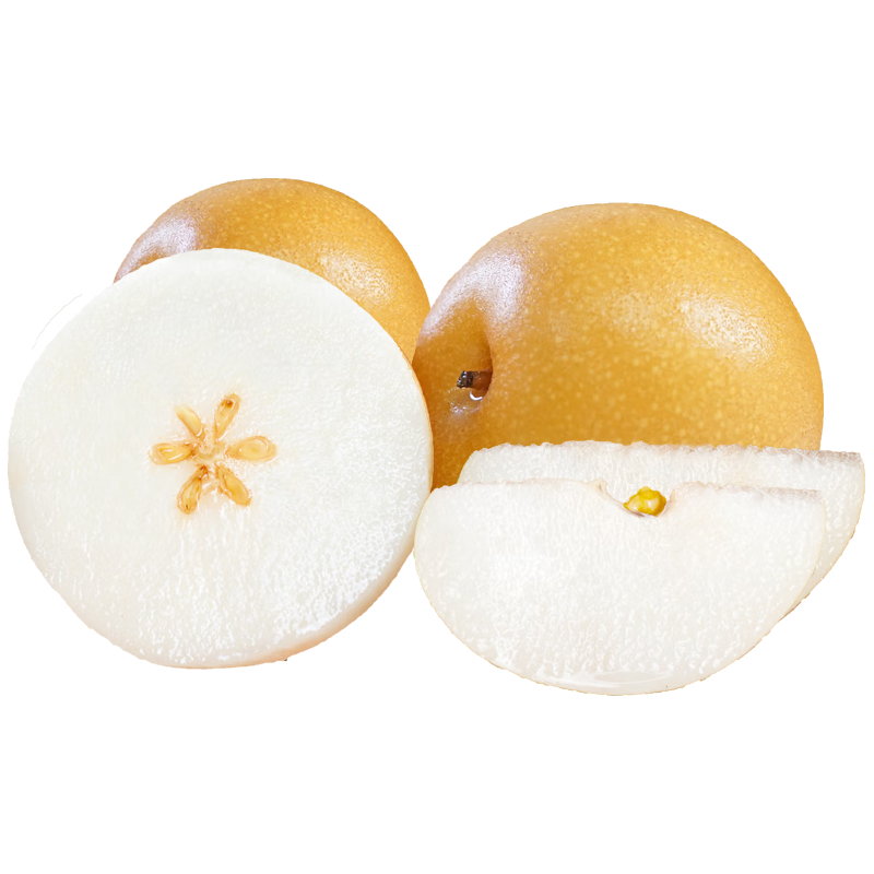 青青大地 黄金梨 7个装 净重2.25kg 自营水果