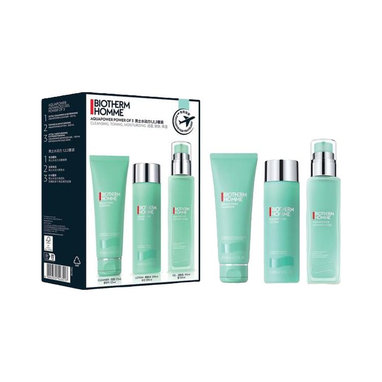 BIOTHERM 碧欧泉 男士新水动力护肤套装 (洁面膏+爽肤水+保湿乳)