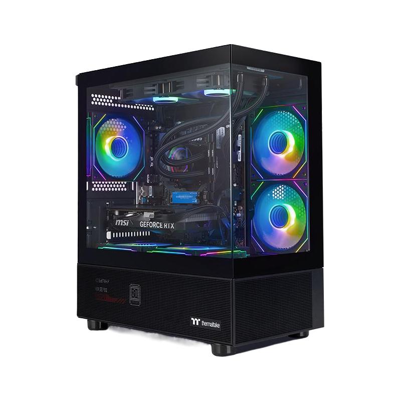 NINGMEI 宁美 国度13代i5 13400F/13600KF/3060TI/4070TI海景房高配组装台式电脑整机