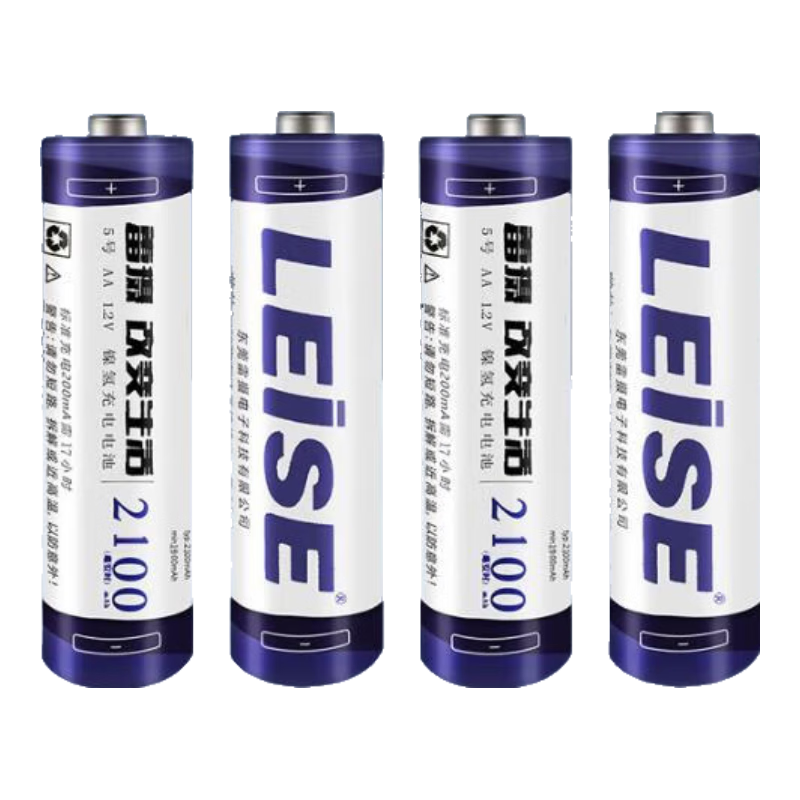 leise 雷摄 5号镍氢电池 1.2V 2100mAh 4粒装
