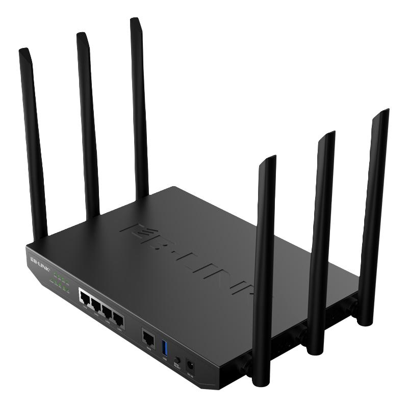 必联（LB-LINK）BL-WR4122H 双核双千兆 企业家用高速穿墙无线路由器 双频光纤级智能路由 hiwifi os系统