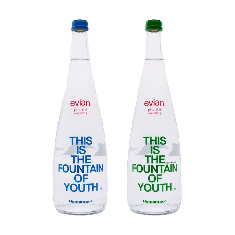  法国evian依云coperni联名高端天然矿泉水750ml*1瓶