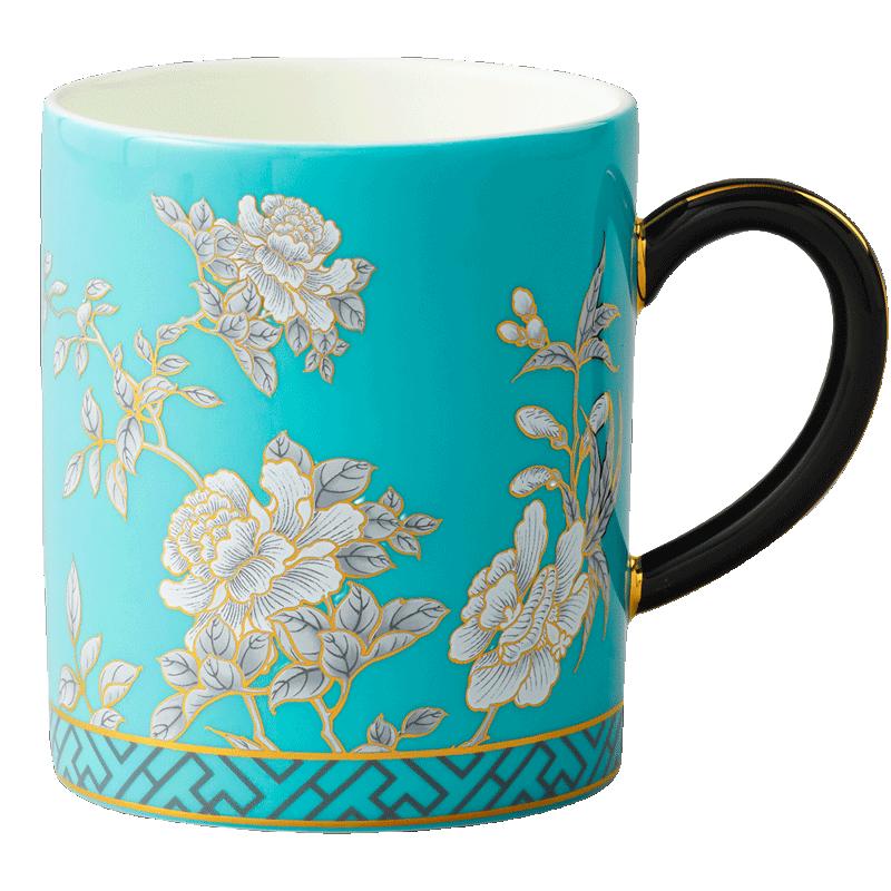 auratic 马克杯 350ml 水墨牡丹