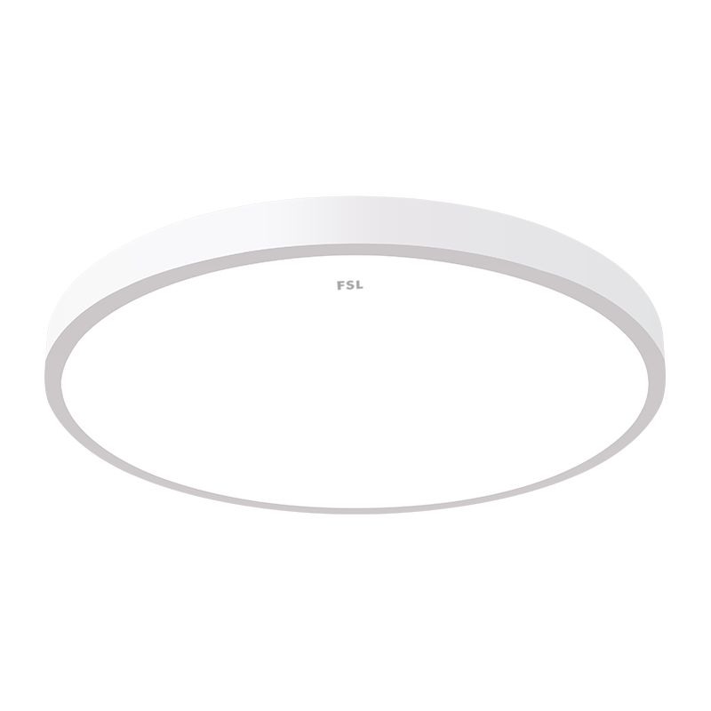 FSL 佛山照明 吸顶灯卧室灯led客厅灯简约现代灯具灯饰 全光谱高显白圆-25W三色可