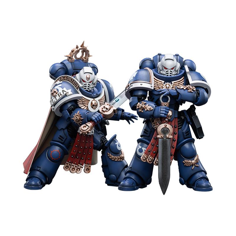 JOYTOY暗源战锤40K极限战士1：18原铸连长原铸仲裁者老兵模型玩具