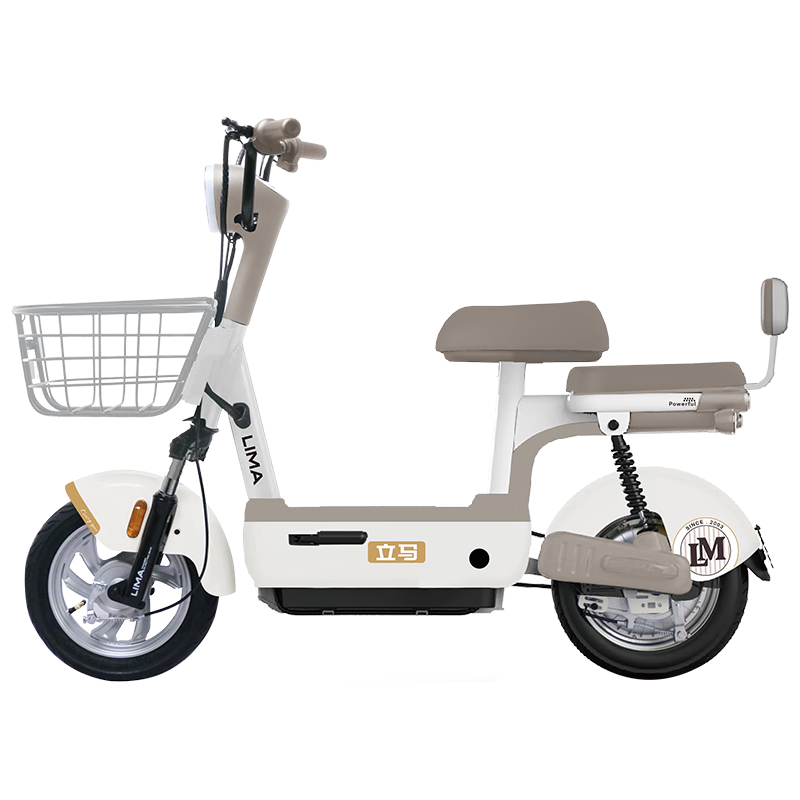立马（LIMA）电动自行车小叮当2.0新国标重磅焕新65KM续航蓝牙智能家用出行电动车 奶酪白