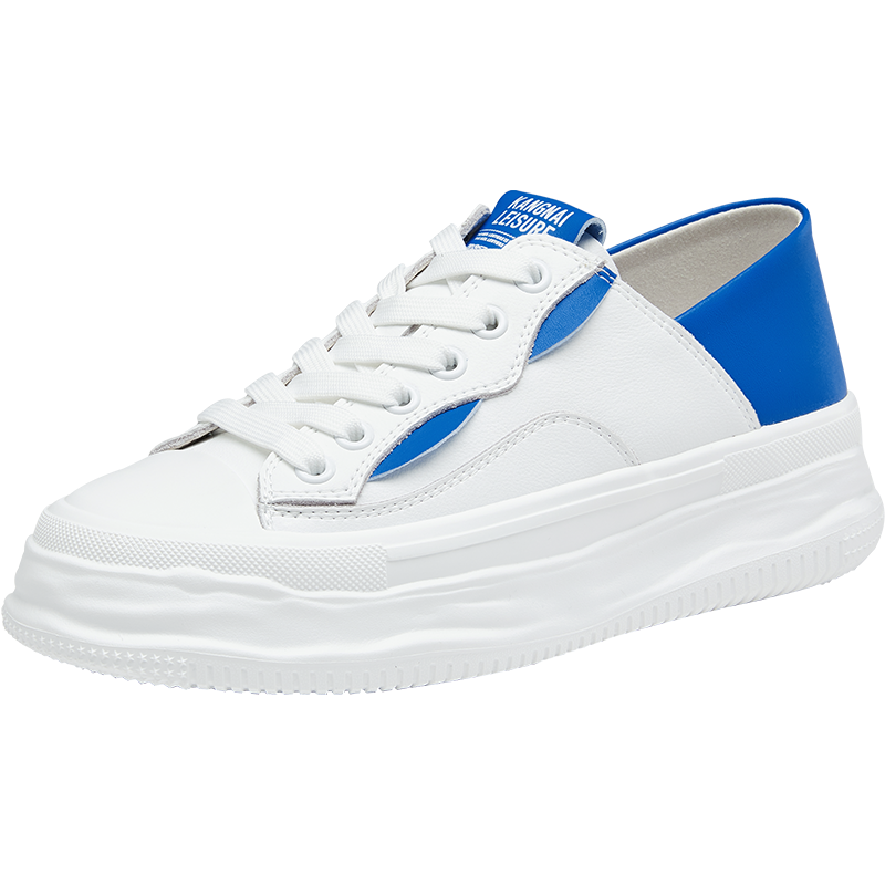 春秋季两穿百搭小白鞋女士轻质软底系带休闲板鞋休闲鞋女鞋