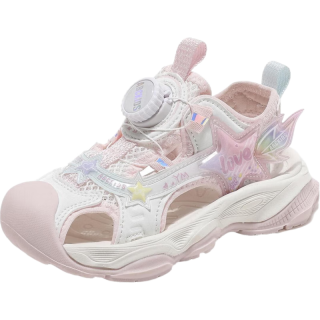 ABCKIDS 儿童可爱轻便舒适凉鞋 米/粉色