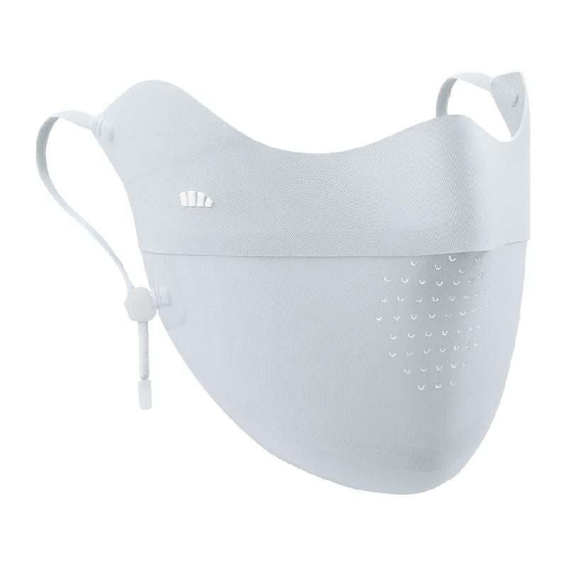 蕉下（beneunder）无痕防晒口罩女全脸防晒面罩防紫外线脸基尼蓝烟灰AL83224