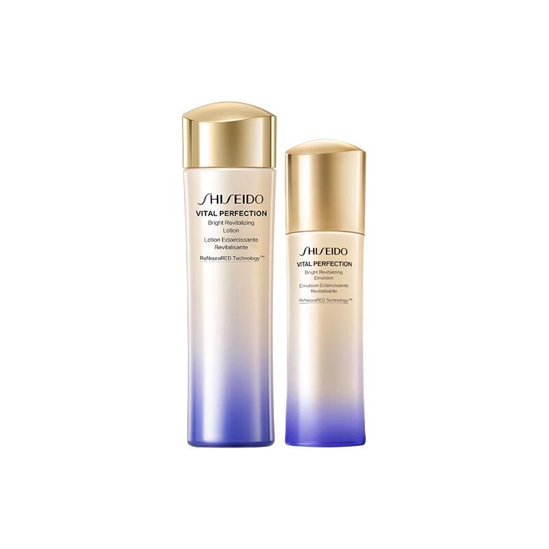 资生堂悦薇珀翡水乳套装水150ml+乳液100ml紧颜补水