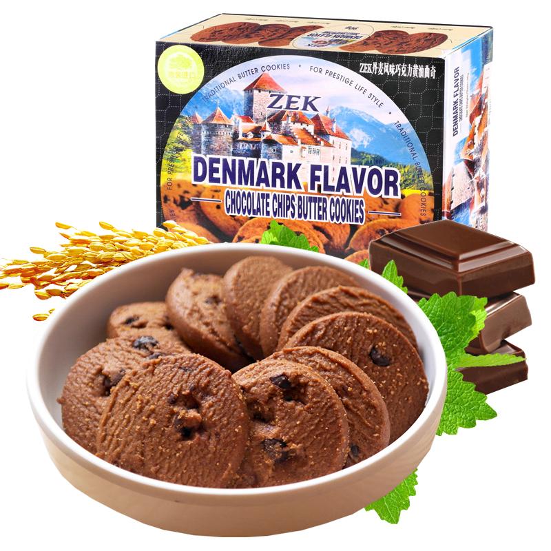 ZEK 曲奇黄油饼干 巧克力味 90g