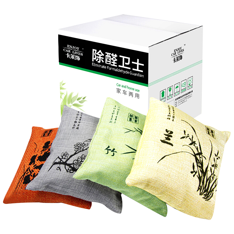 CAR LIVES 卡莱饰 ZT-006 车用炭包 梅兰竹菊 500g*4