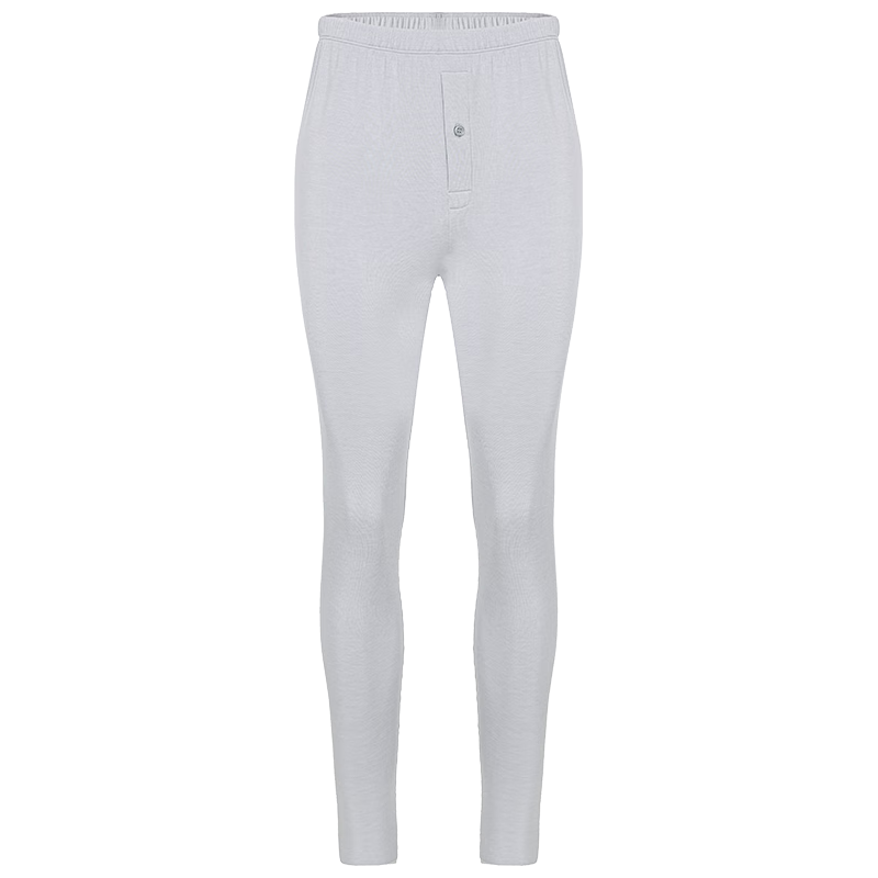 爱慕先生【奶皮衣】男士保暖内衣秋裤长裤沁润NS73K431灰色175