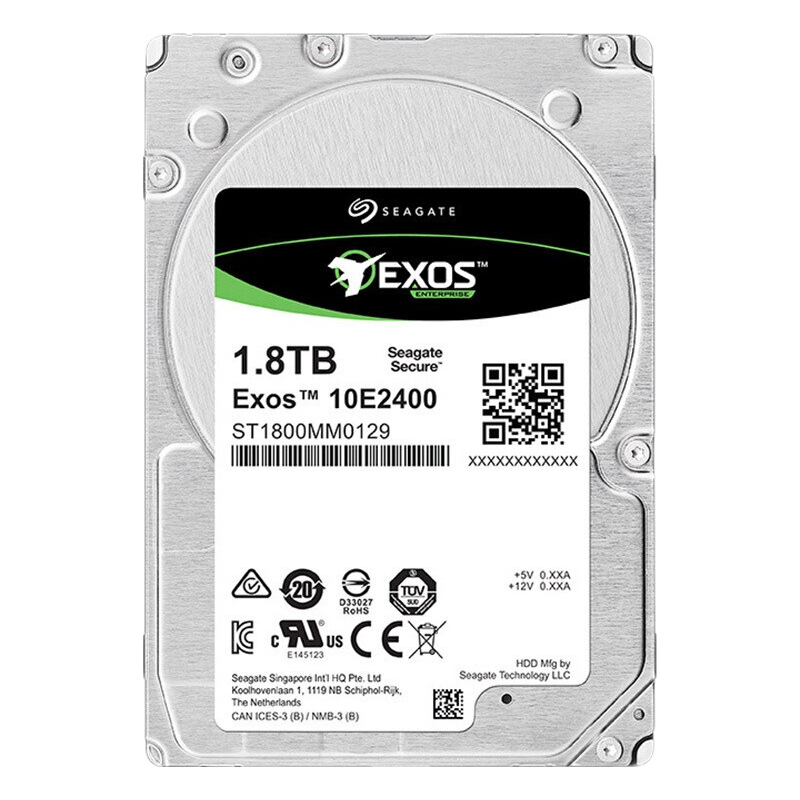 SEAGATE 希捷 银河Exos 10E2400系列 3.5英寸企业级硬盘 1.8TB(CMR、10000rpm、256MB)ST1800MM0129