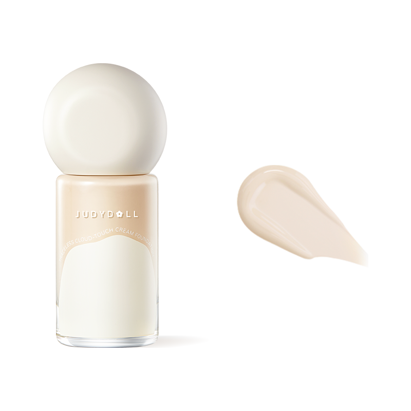 云柔无痕粉霜粉底液持妆防水防蹭服帖奶油肌不暗沉