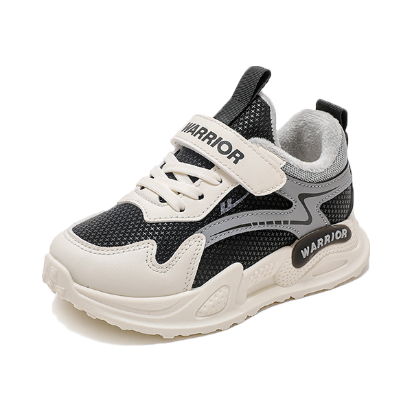 回力 【冬季】童鞋冬季加绒保暖女童轻便跑步鞋男童棉鞋