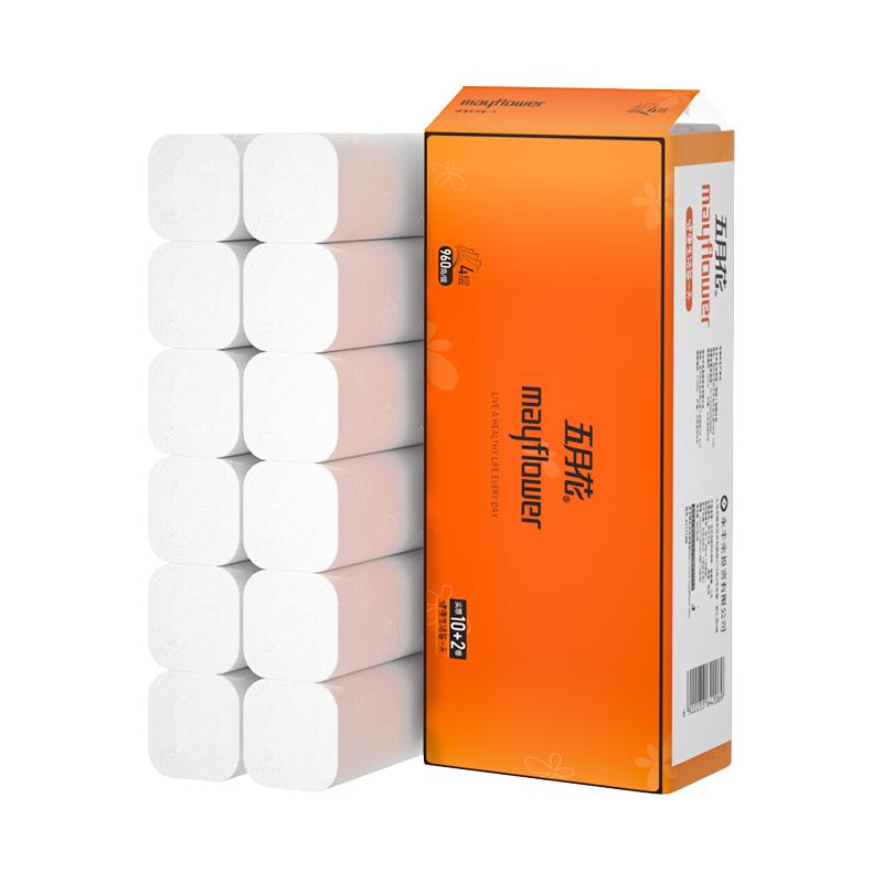 may flower 五月花 无芯卷纸