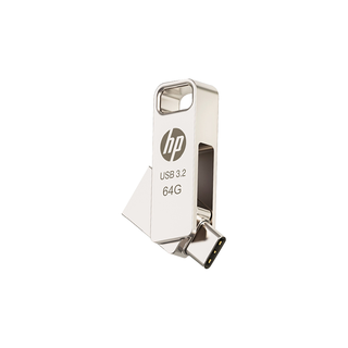 HP惠普 双接口128G手机U盘typec电脑两用64G高速扩容办公优盘32g