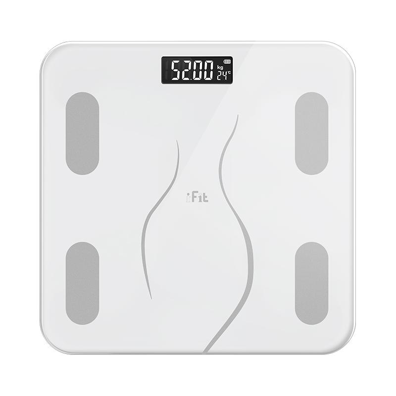 iFit智能体重秤家用小型电子秤家庭精准APP体脂秤人体体重称重计