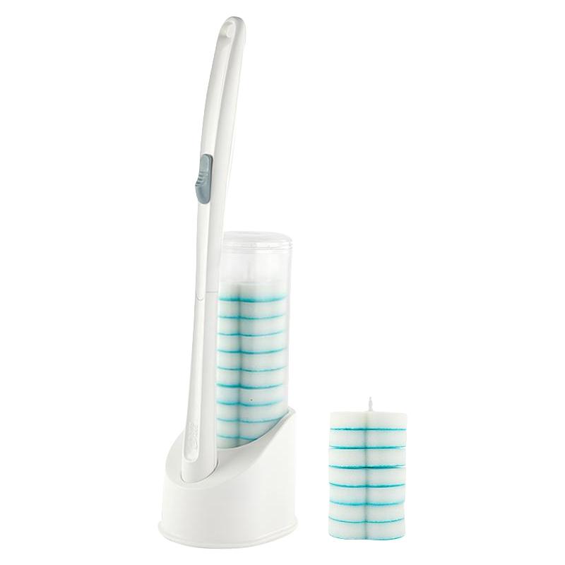 妙潔 妙洁一次性马桶刷子套装替换头42个