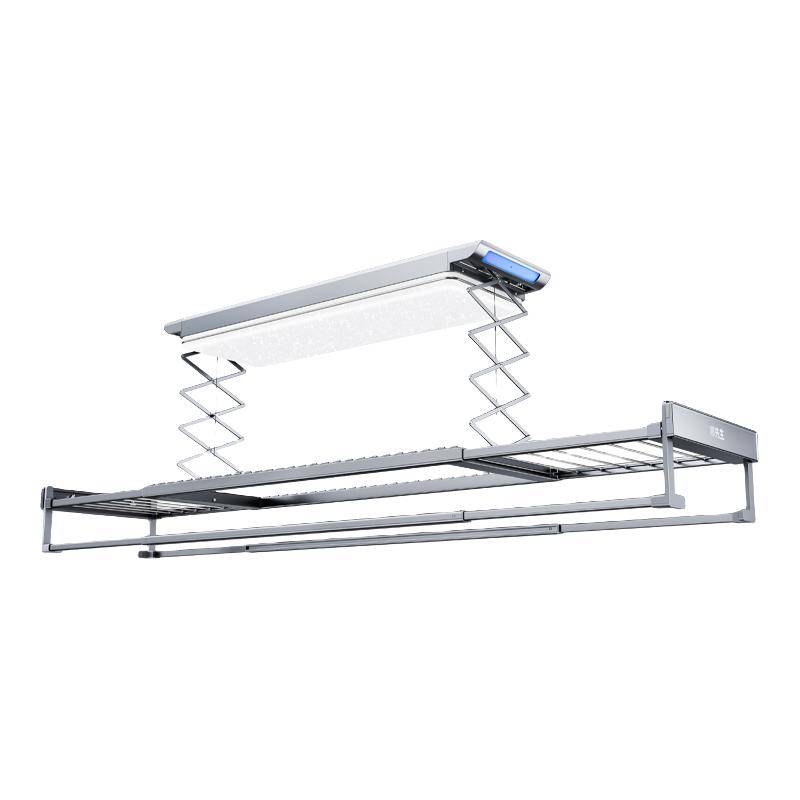 邦先生隐形电动晾衣架M66pro星空曲面灯晾衣机护眼灯全屏伸缩除菌