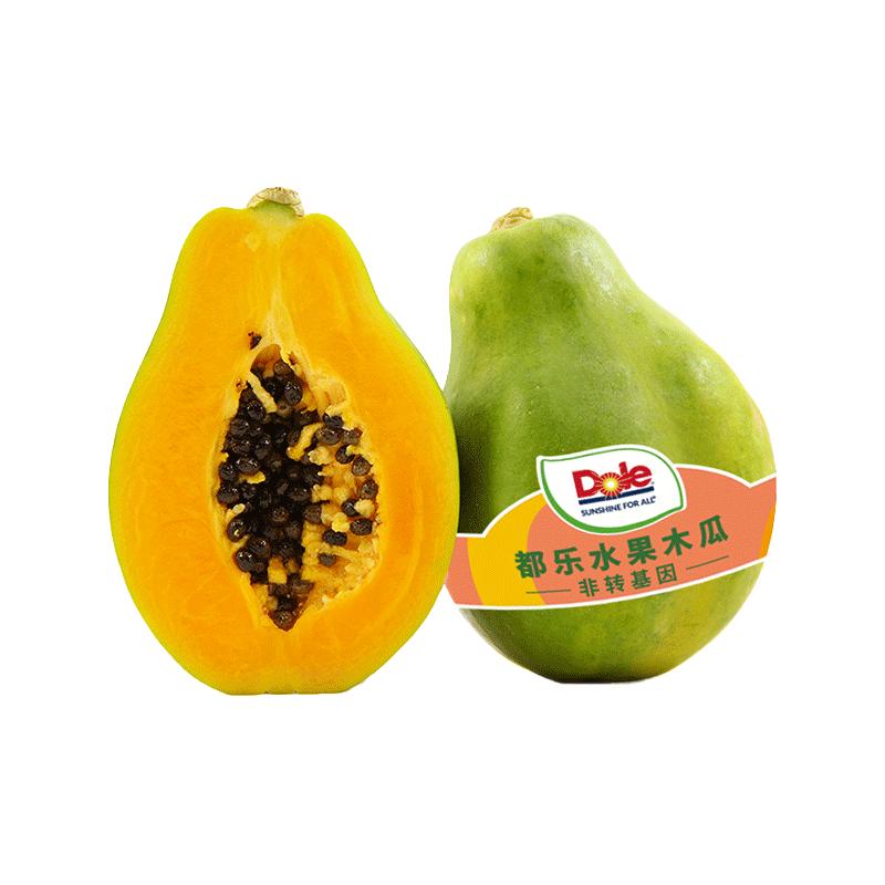 Dole 都乐 嘟乐Dole 进口木瓜4只装 单果350g起